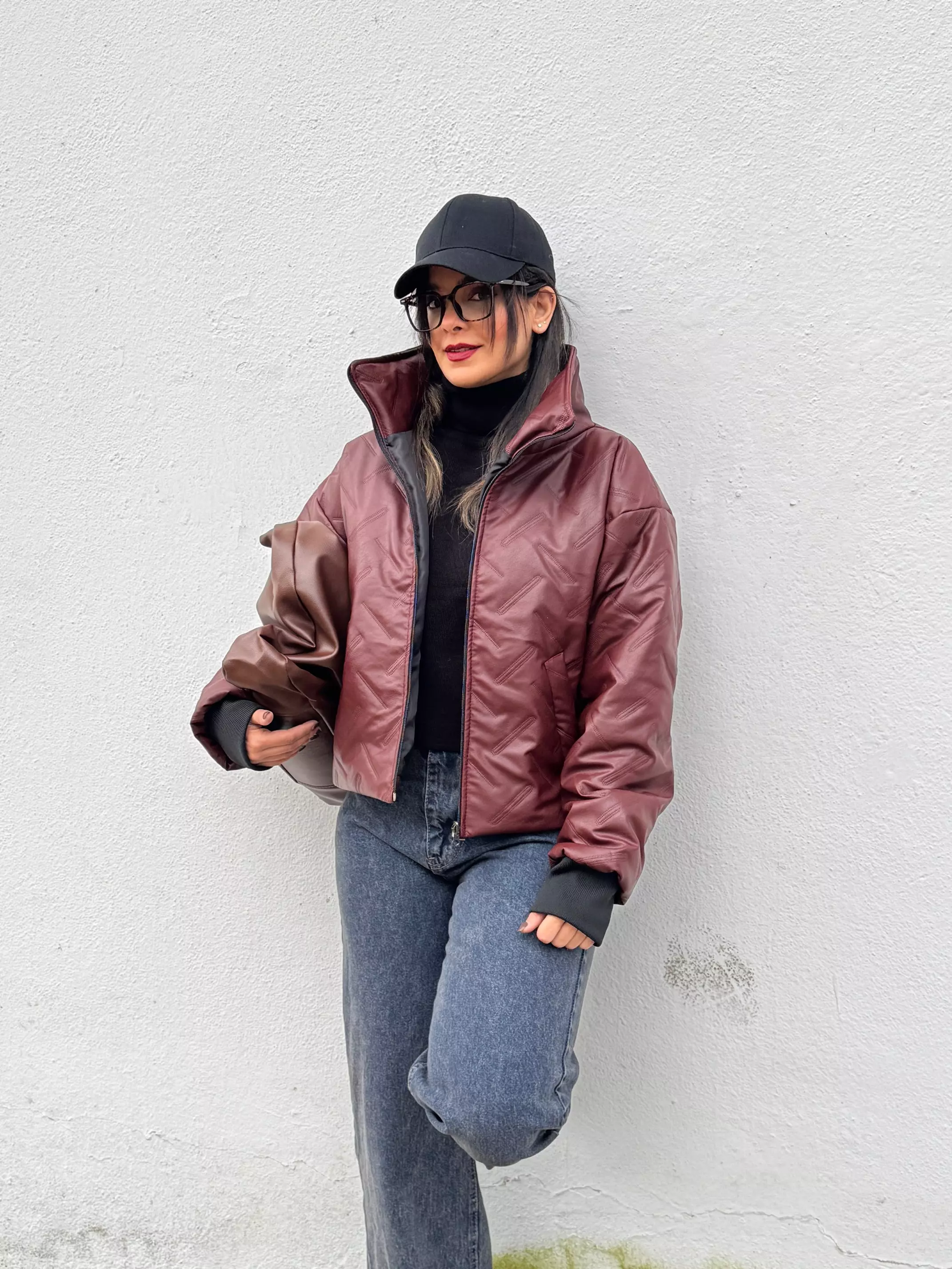 کاپشن چرم تیلور Teylor